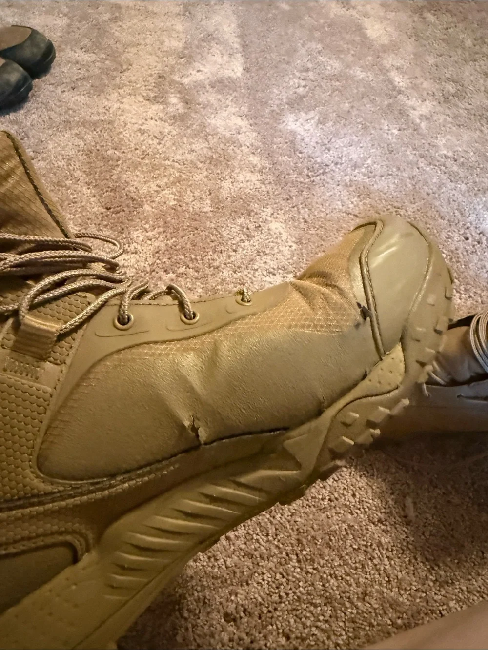 Under Armour Men’s Tactical Boots - Coyote Brown